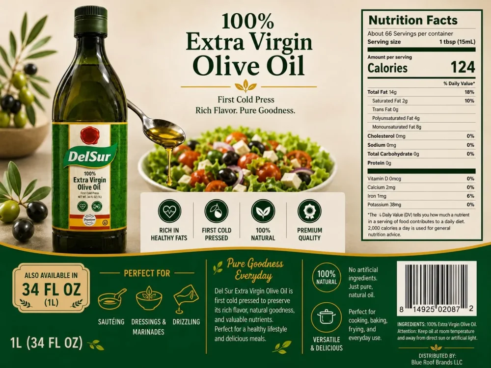 100% Extra Virgin Olive Oil