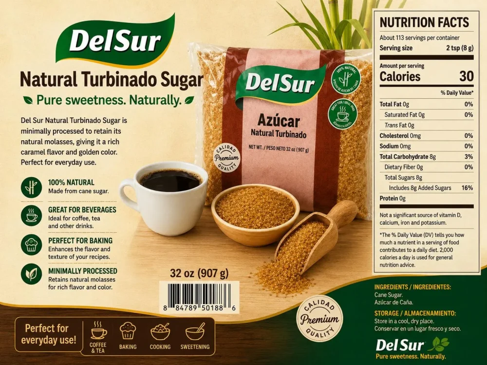 Natural Turbinado Sugar
